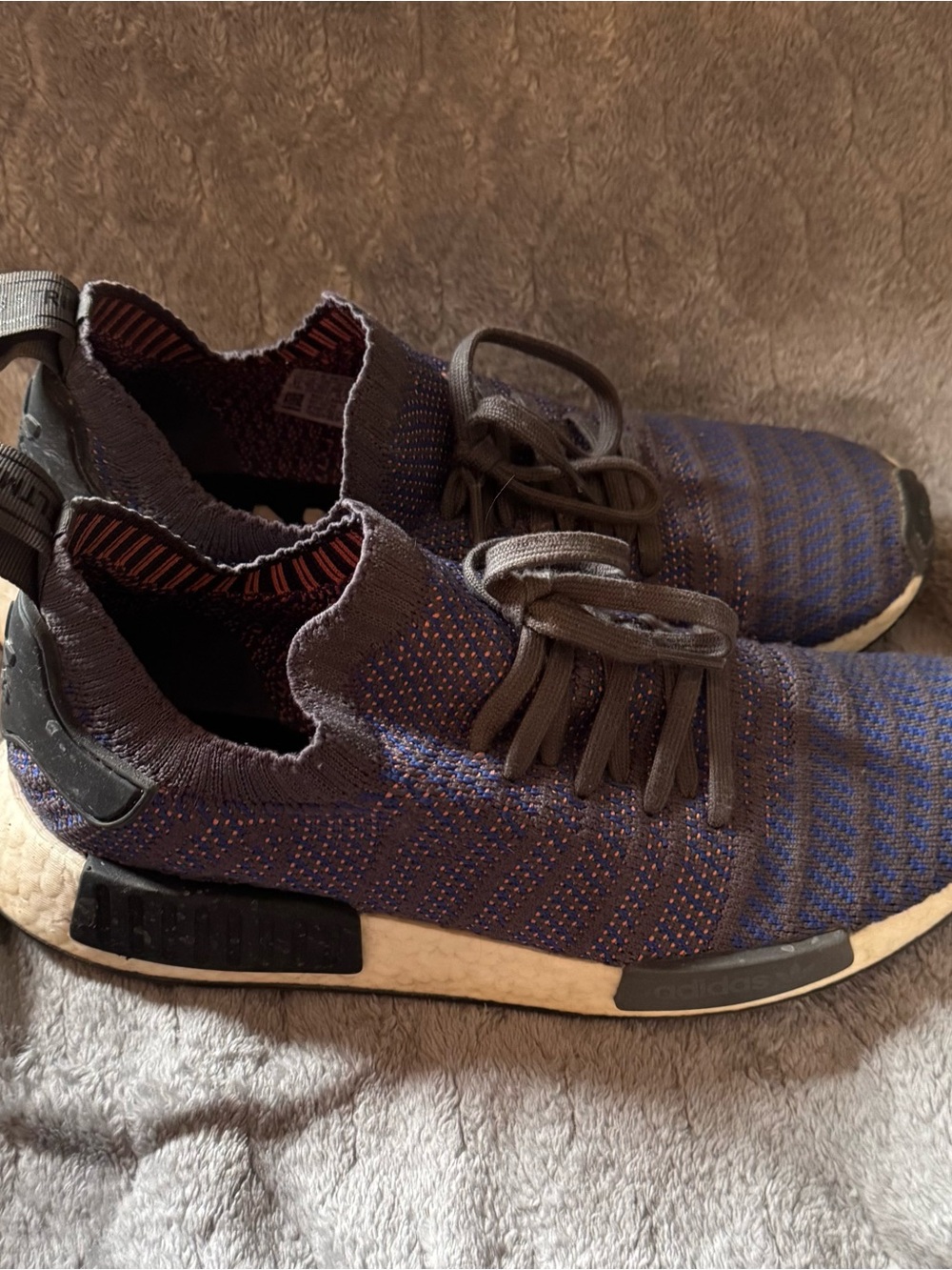 Adidas NMD_R1 STLT Primeknit Hi-Res Blue Men’s Size 11 CQ2388 Sneakers